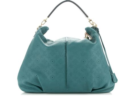 Louis Vuitton Selene Monogram Mahina MM Lagon